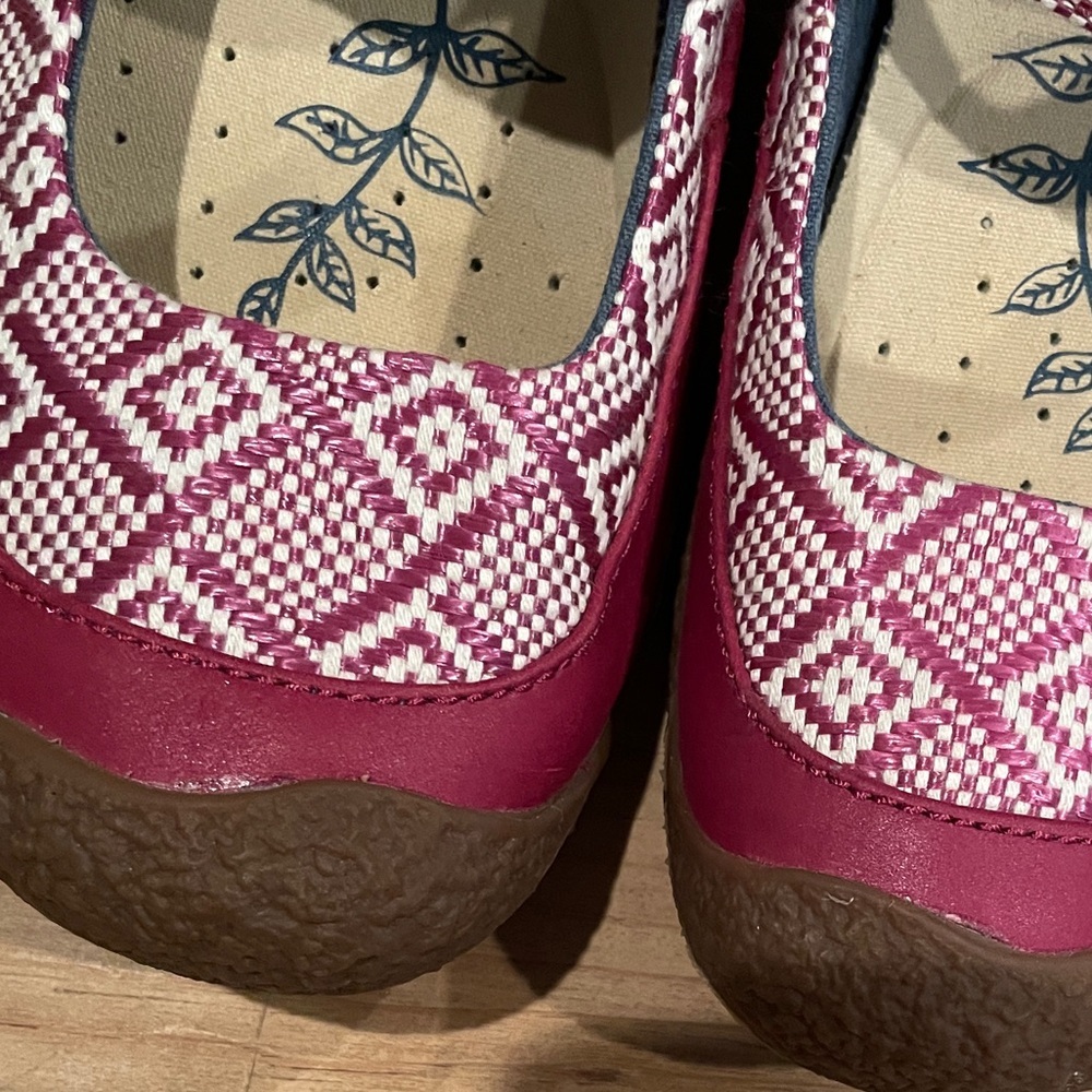 NWOT Keen Harvest Mary Jane Patchwork Southwest Aztec Boho Flats outdoorsy 9 - Picture 7 of 8